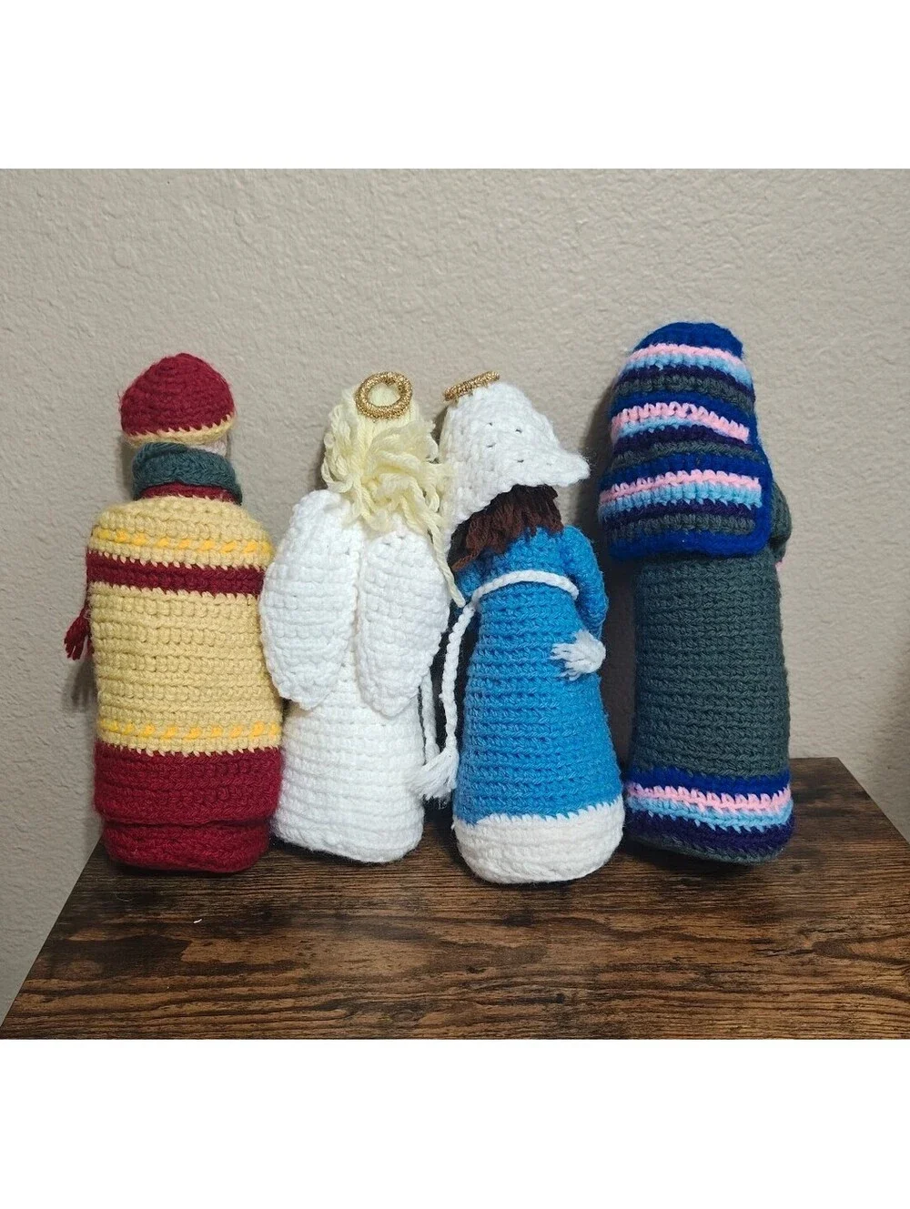 Handmade Crochet Nativity Set 12-Piece Amigurumi Christmas Decor